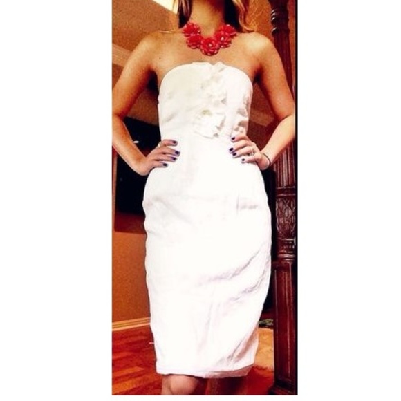 J. Crew Dresses & Skirts - J.Crew White Ruffle Tuxedo Dress